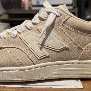 New Balance Cream Sneakers